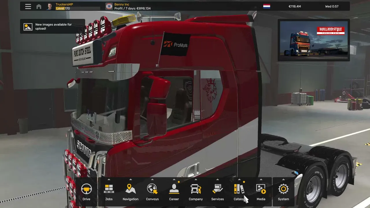 Late night trucking on some ETS for a bit