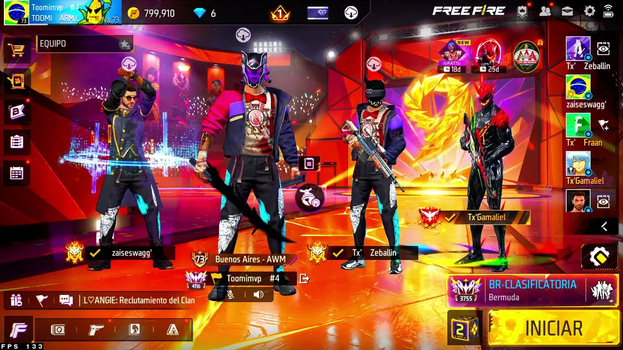 DOMINGO DE FREE FIRE (ME DORMI ANOCHEO)  🐐🇦🇷 | 22 AÑOS DE MUFA 🤬🎈
