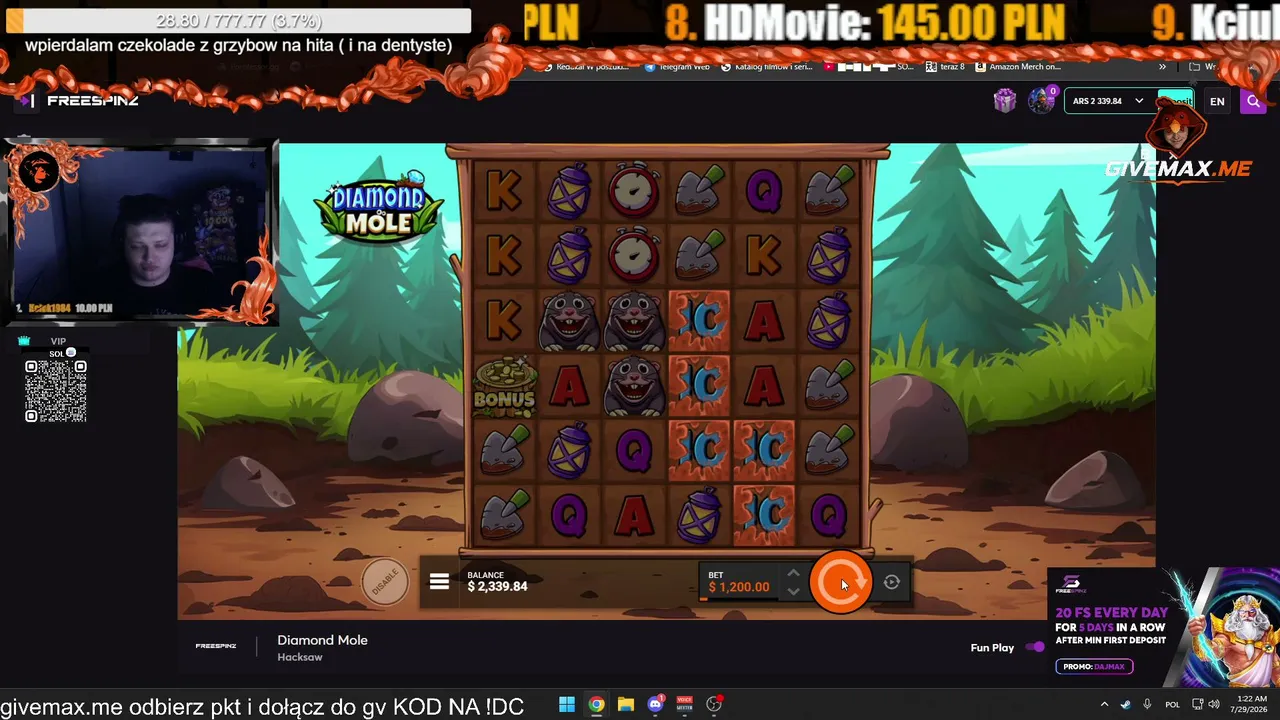 kasyno !freespinz giwałej na kase na givemax.me | WEEKLY TURNIEJ piatek dajczman.pl | kasa za pkt kanału !klipy !of