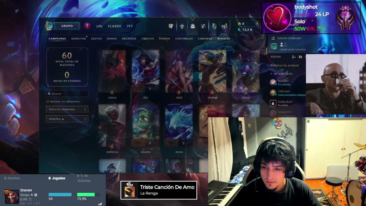 top 1 draven korean arg aprendiendo a improvisar