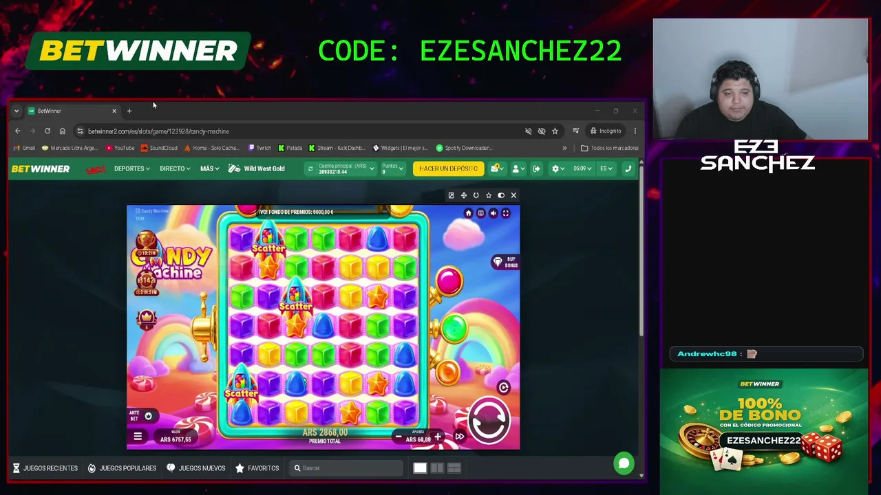 🟢 STREAM DE PRUEBA CON BETWINNER 2/3 🟢|!ig !ds !tiktok !s