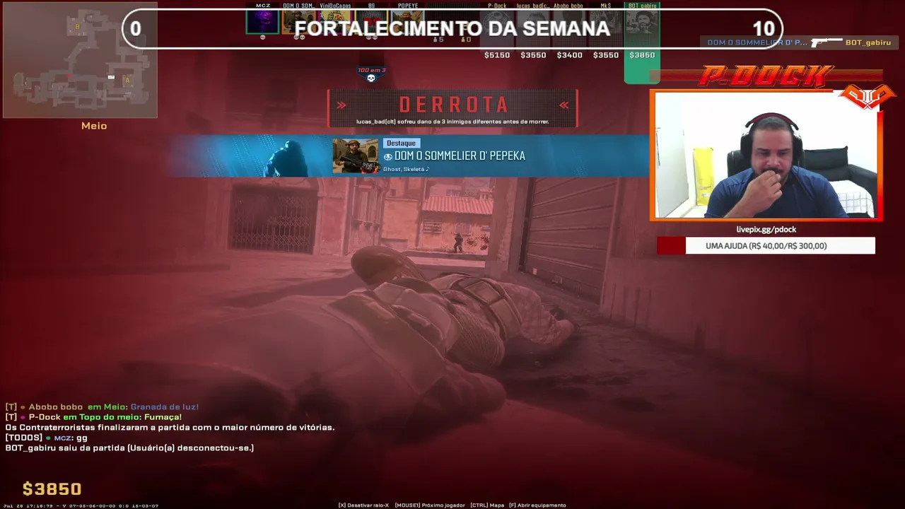 Sorteio para meta de 4 INSCRITOS na semana!!!