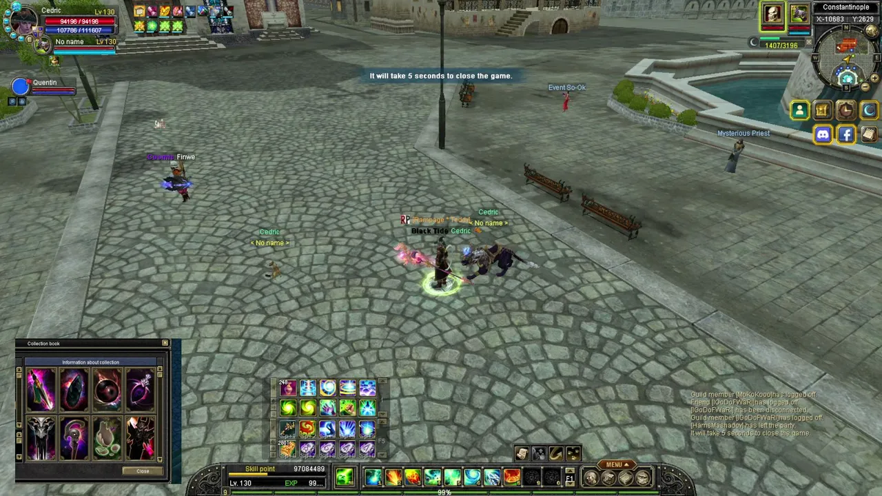 Sailor online 130 cap/ sonuz dungeon döngüsü