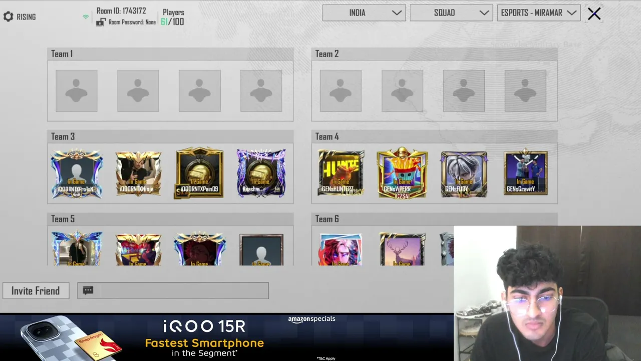 Tourney finals POV GoBLin is LIve BGMI!