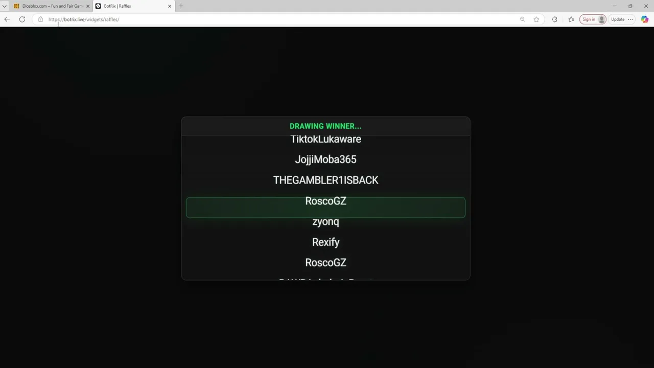 Live with diceblox, Doing tips and gws lets run ittt