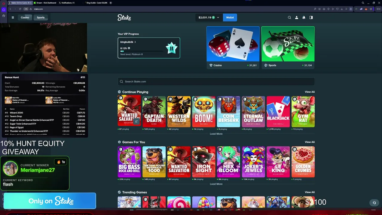 !STAKE RAW GAMBA |  $15,000 LB | TRIPLE WEEKLY BONUSES | 10% WEEKLY LOSSBACK | WEEKLY RAFFLES|  !discord !x