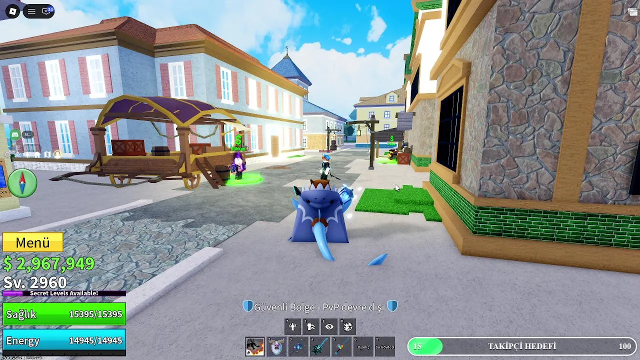 METE 2.DENİZE HAZIRLANIYO 
BLOX FRUİT