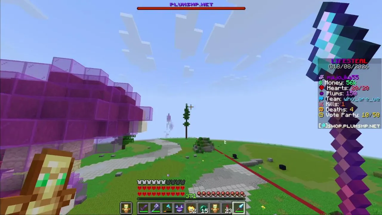 Minecraft PVP practyce možno aj Plump SMP CZ/SK Stream