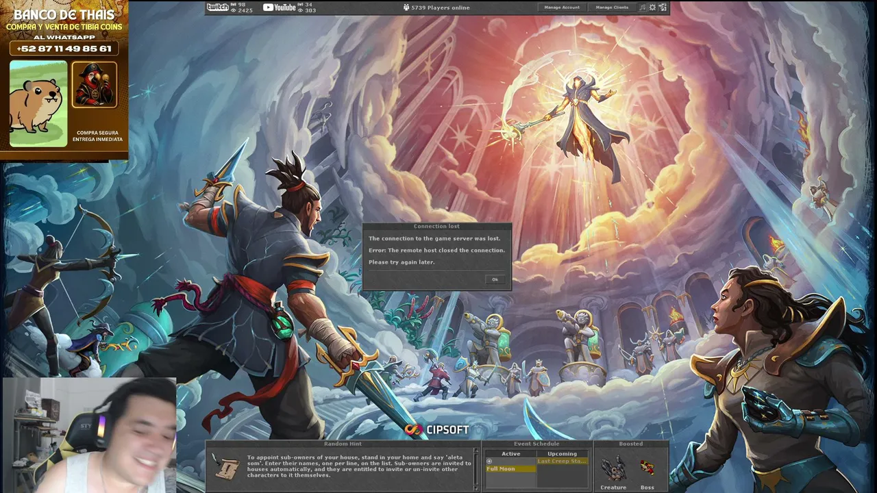(ENG) (SPA) MS 1300, Reseller de tibia, ven un ratito a pasarla bien, !s para hablar