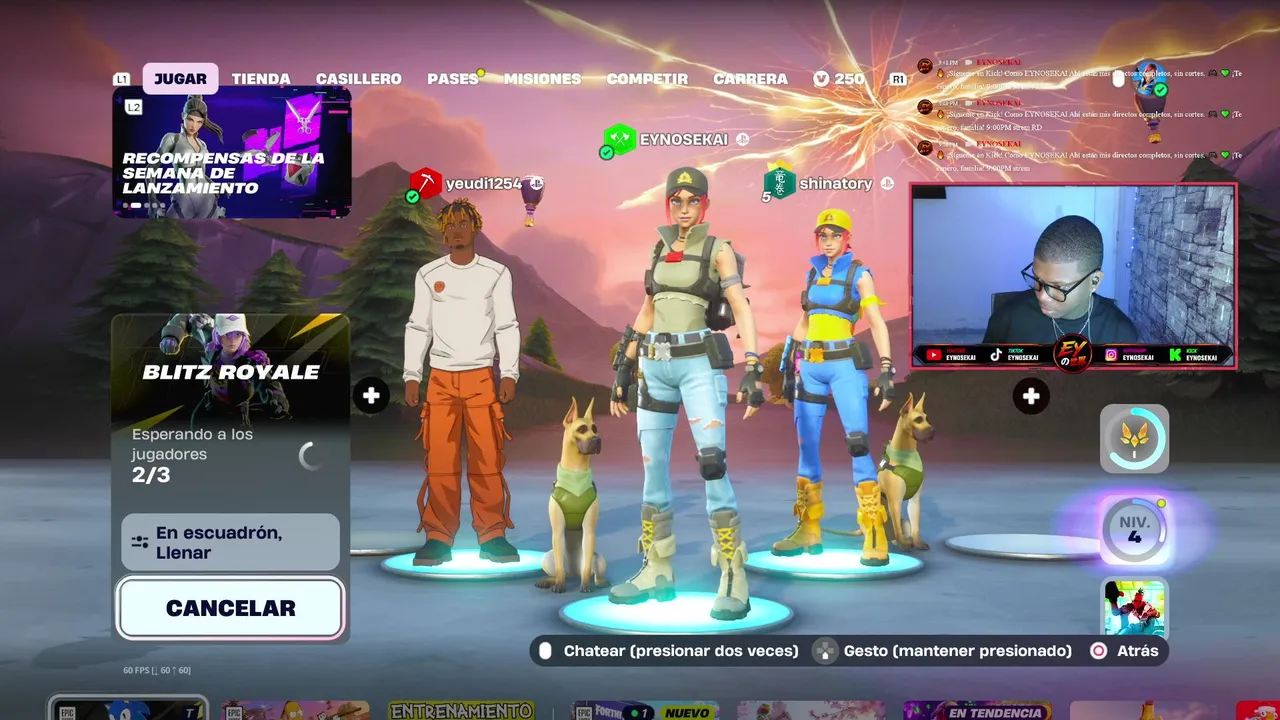 UNA BUENA NOCHE PARA UN LIVE #EYNOSEKAI #VIRAL #FLY