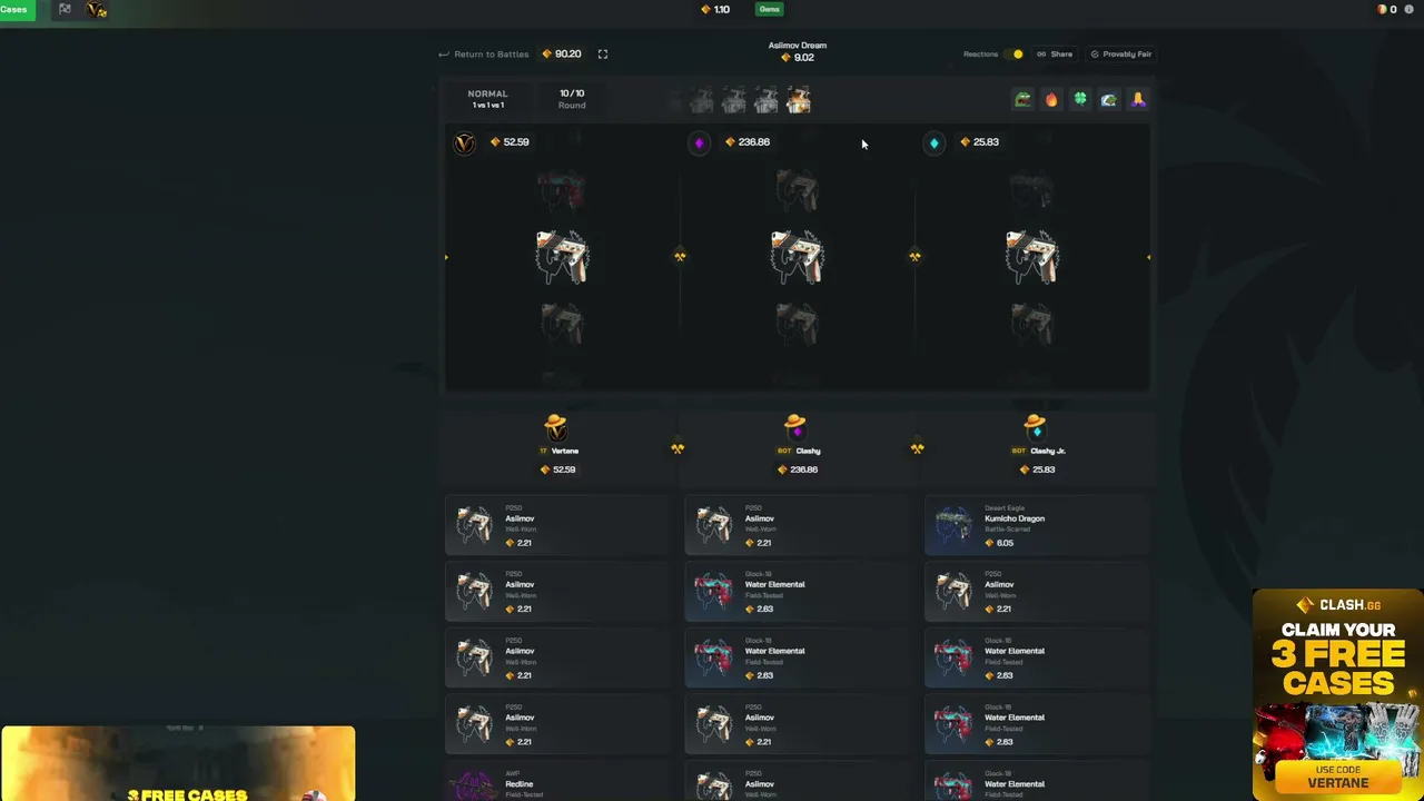 DATDROP // RAIN // CLASH // DAILY FREE BATTLE  $700 IN BI WEEKLY LBs // CODE VERTANE //