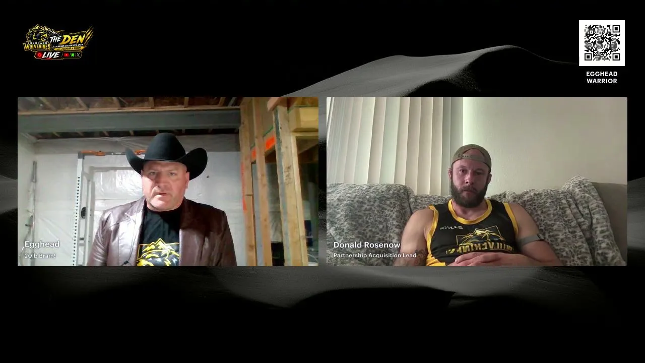 The Den with Egghead Co Host Donald Rosenow and Special Guest Aaron Tiegs