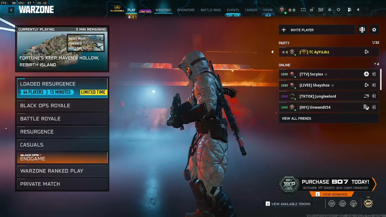 Warzone: Season 1: Battle Pass + Yeni Resurgence Map🕹️🎮