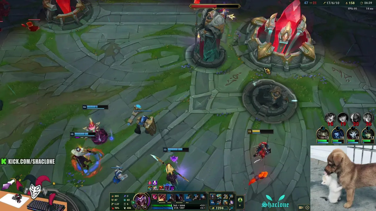 shaco main and dog trainer