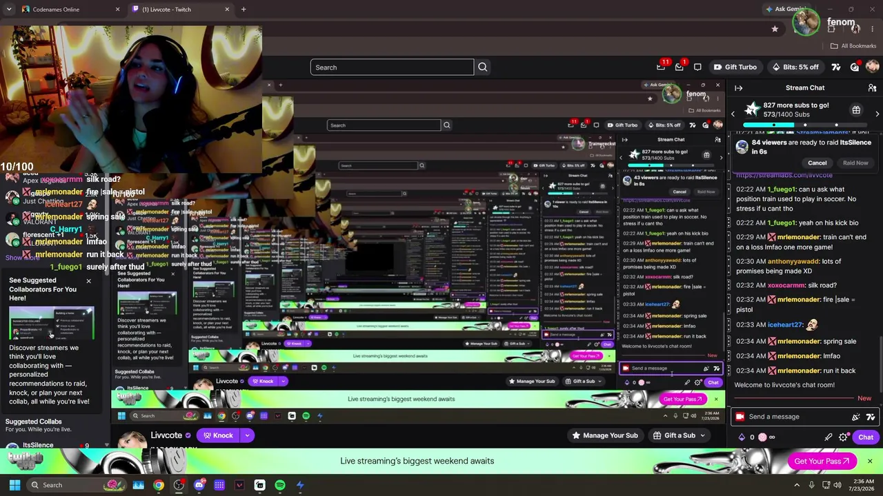 NEW ON KICK W VALORANT STREAMER LIVVCOTE