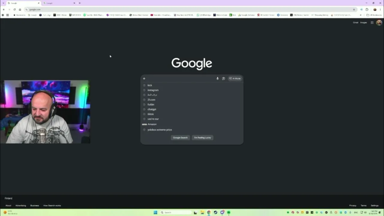 My first stream.