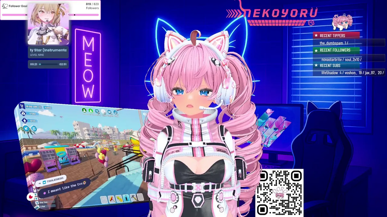 Trying out cat simulator, and then on to waterpark simulator release!
