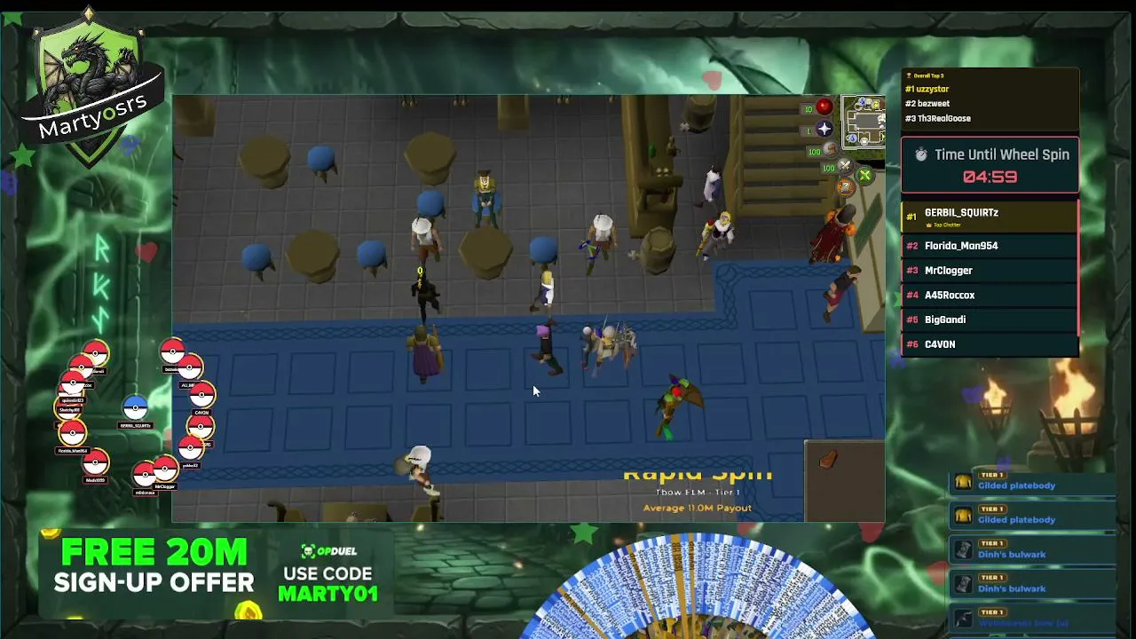 🚀You missed 50/50 chance of a tbow yesterday!!!! - Dont miss this, £100 for the Most active in chat