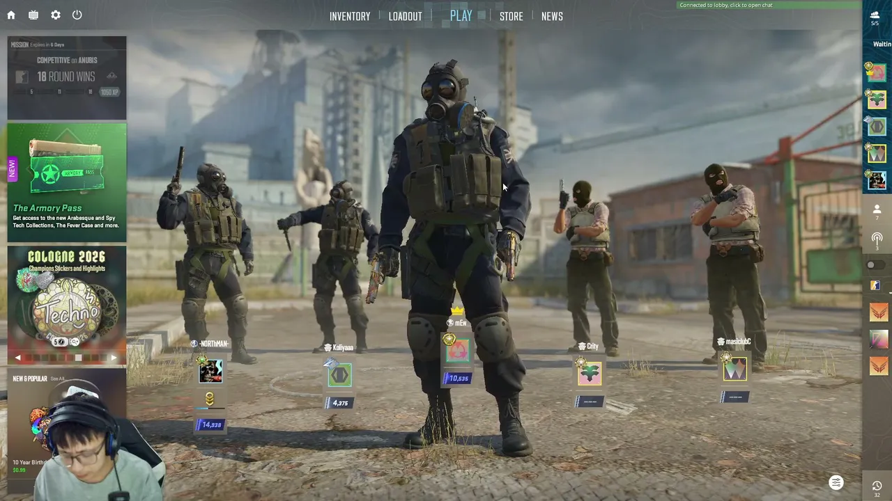 Warzone and CS2 Premier & faceit Live Gameplay