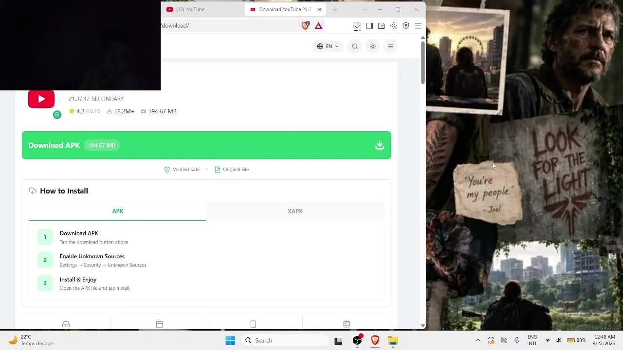 My first stream.