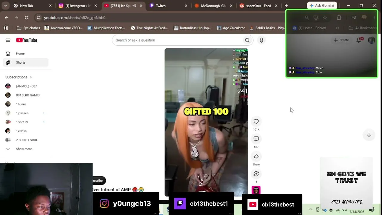 Yoooo wsg chat/gaming/chilling/sleep stream/vr gaming