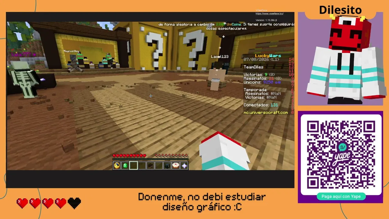 Jugando con los Diles esparando a que me donen 1 sol para ahorrar pa mi celular