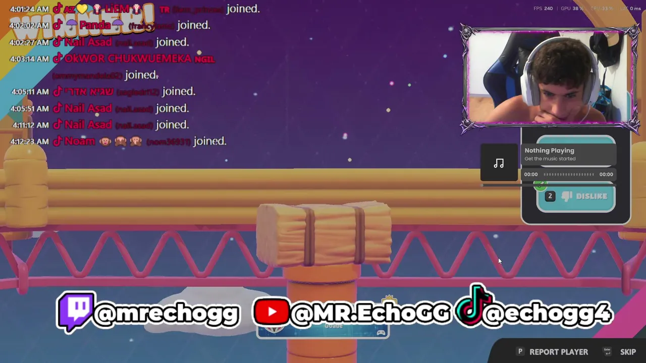 My first stream.