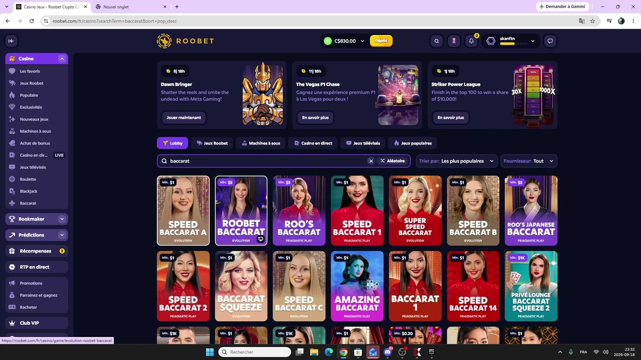 18+ 1000$ START ROOBET