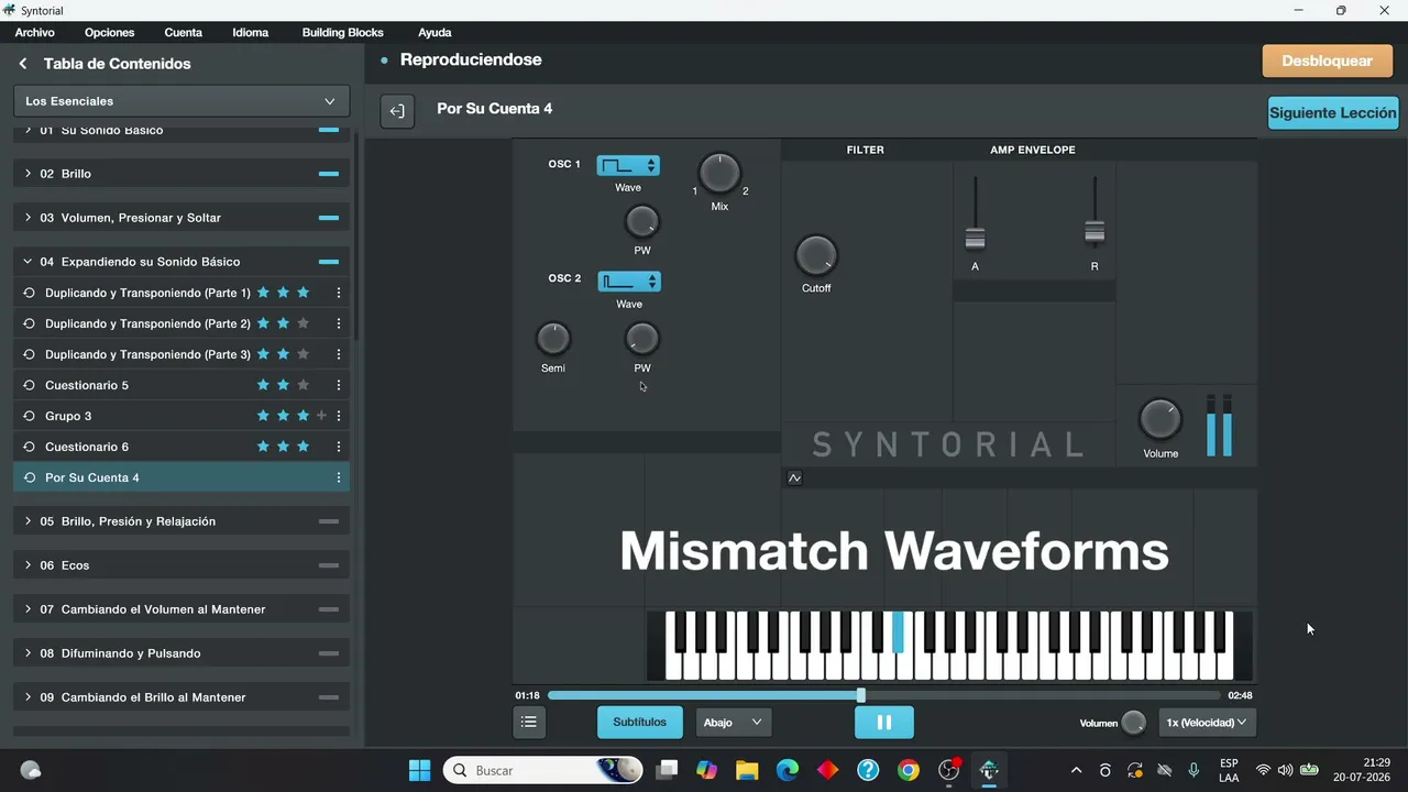SYNTORIAL parte 2  DISEÑO DE SONIDO JUEGO VOSAI- TOTI KAROLO