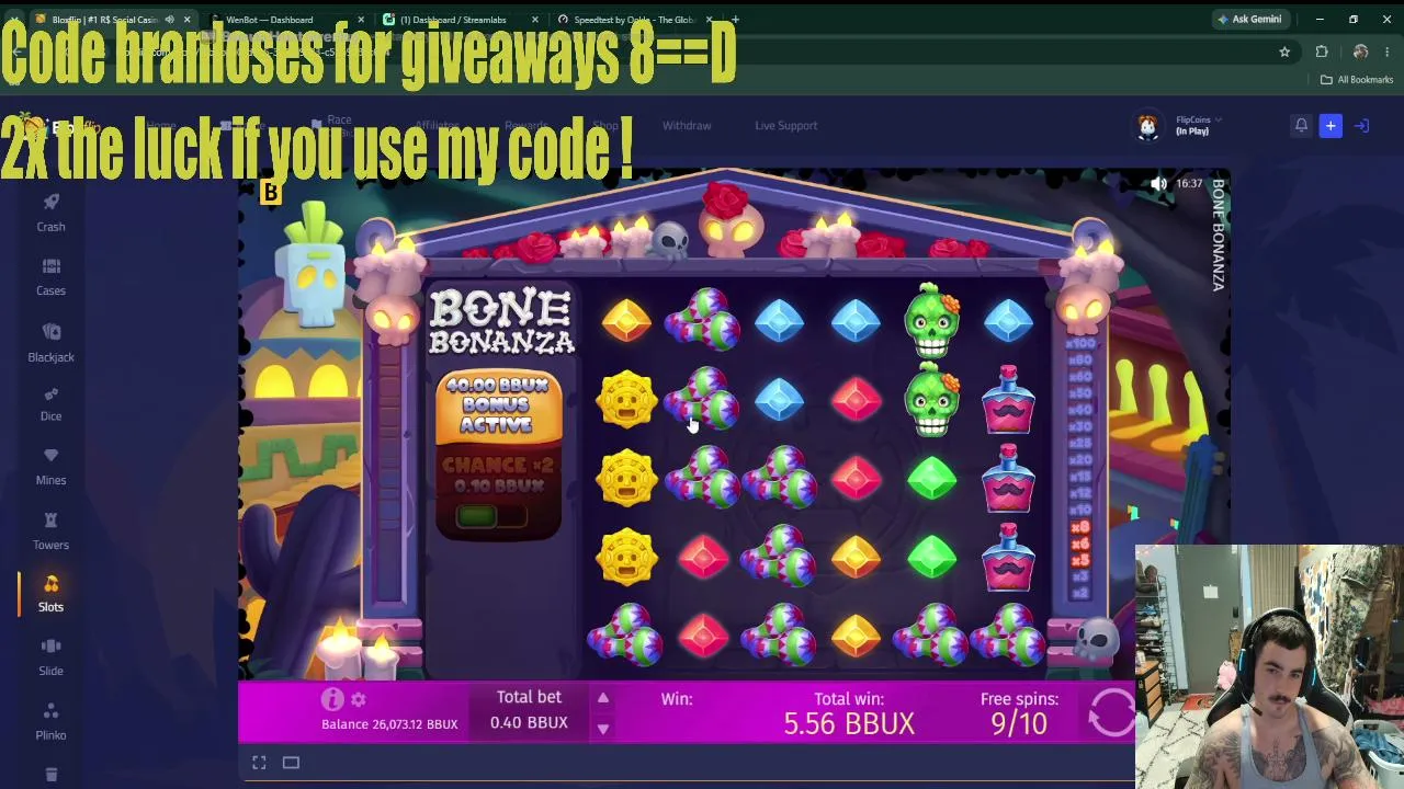 bloxflip live giveaways!