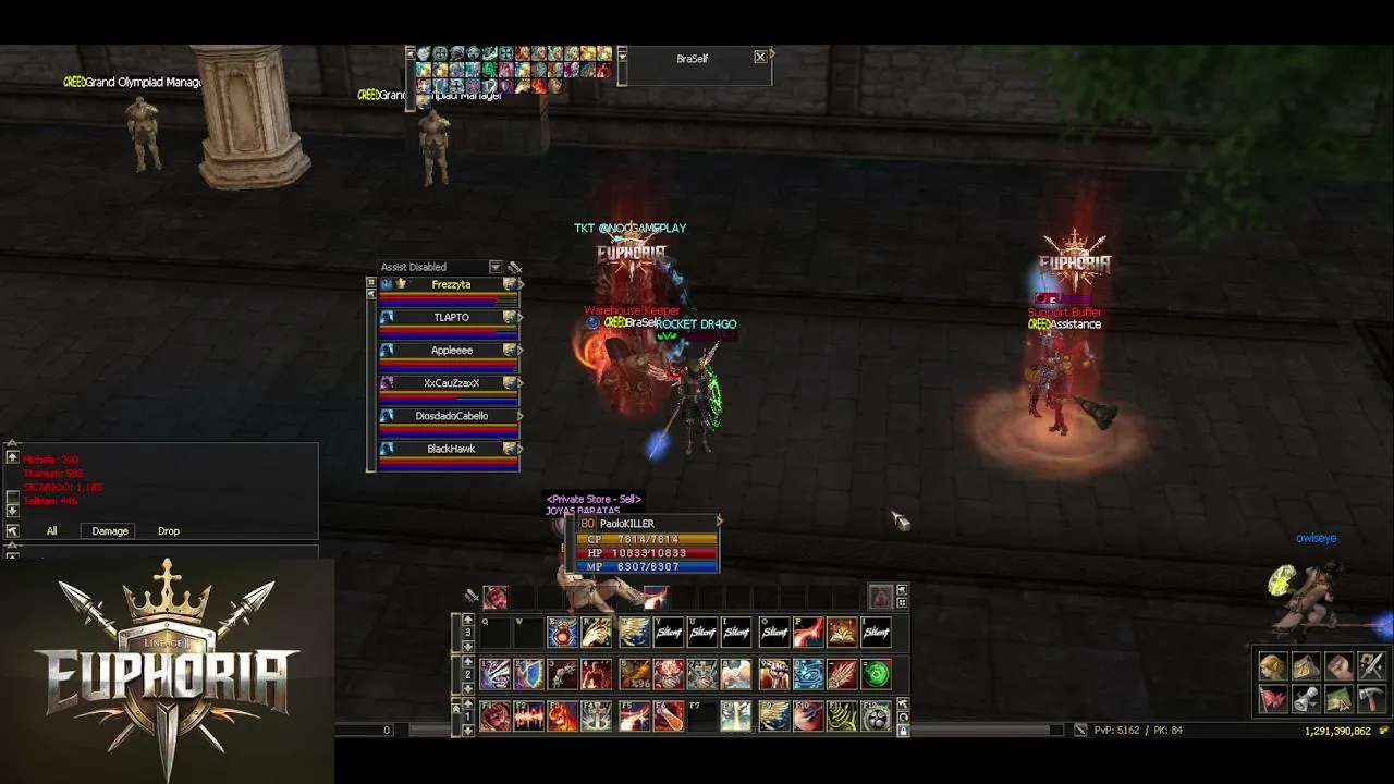 L2 EUPHORIA - PVP / BOSS / FARM  PICANTE!
@L2EUPHORIA