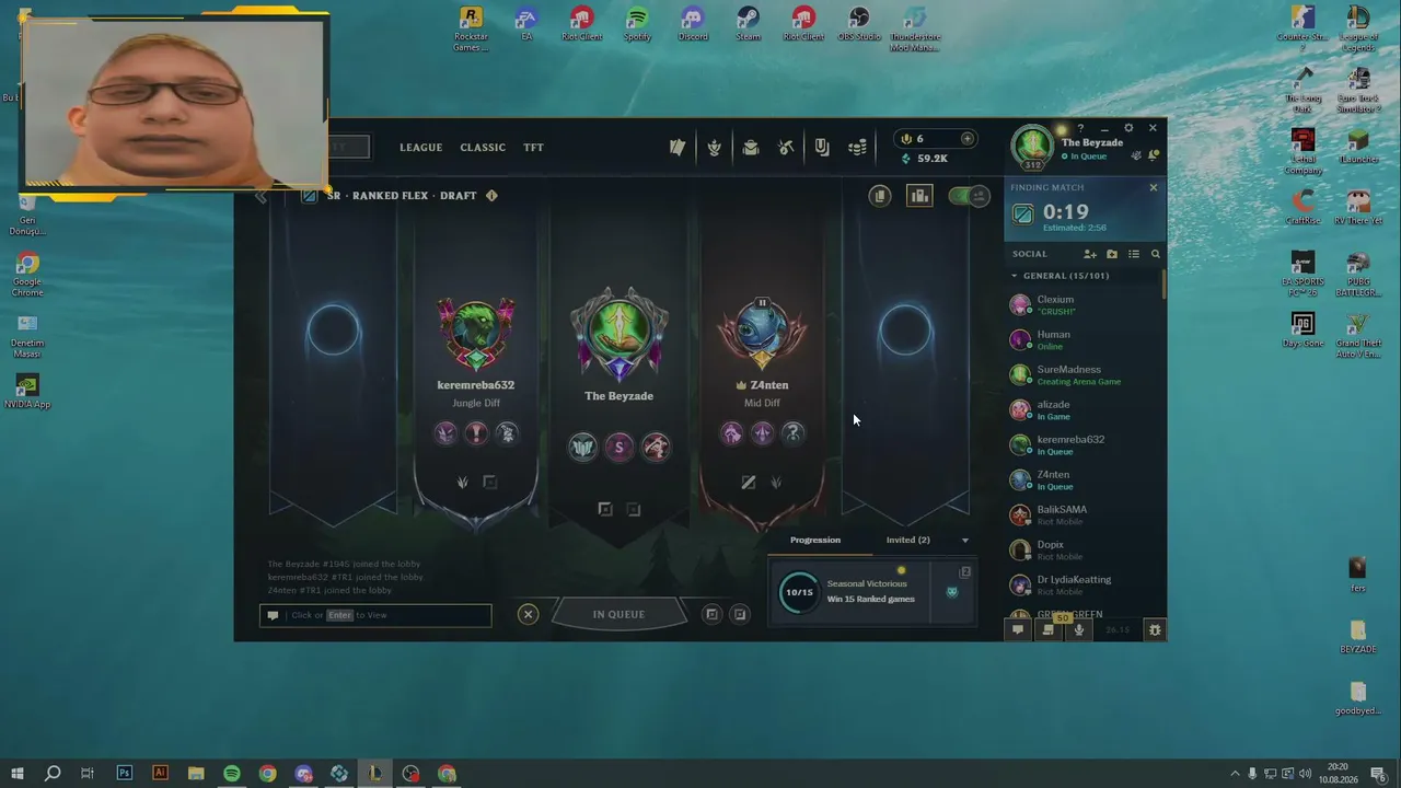 OLM BİZ LOL TRYİZ LAN makarayız fenayız aga !sosyalmedya