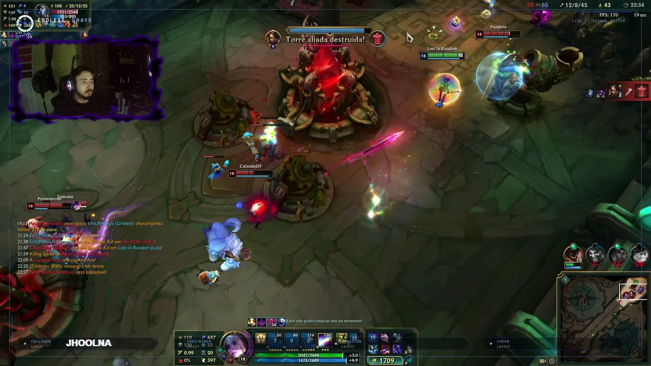 Livezinha chill, lolzinho de finaleira