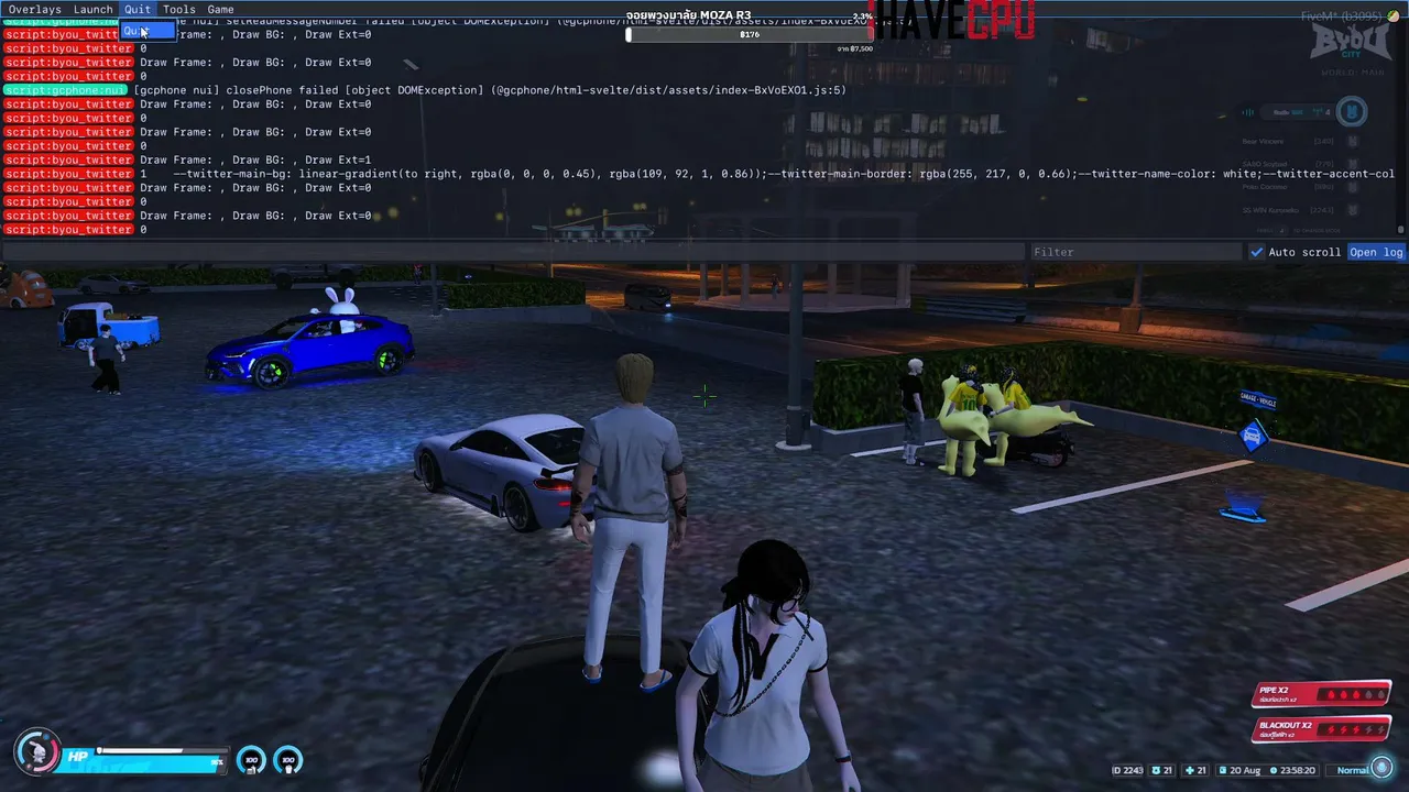 My first stream.