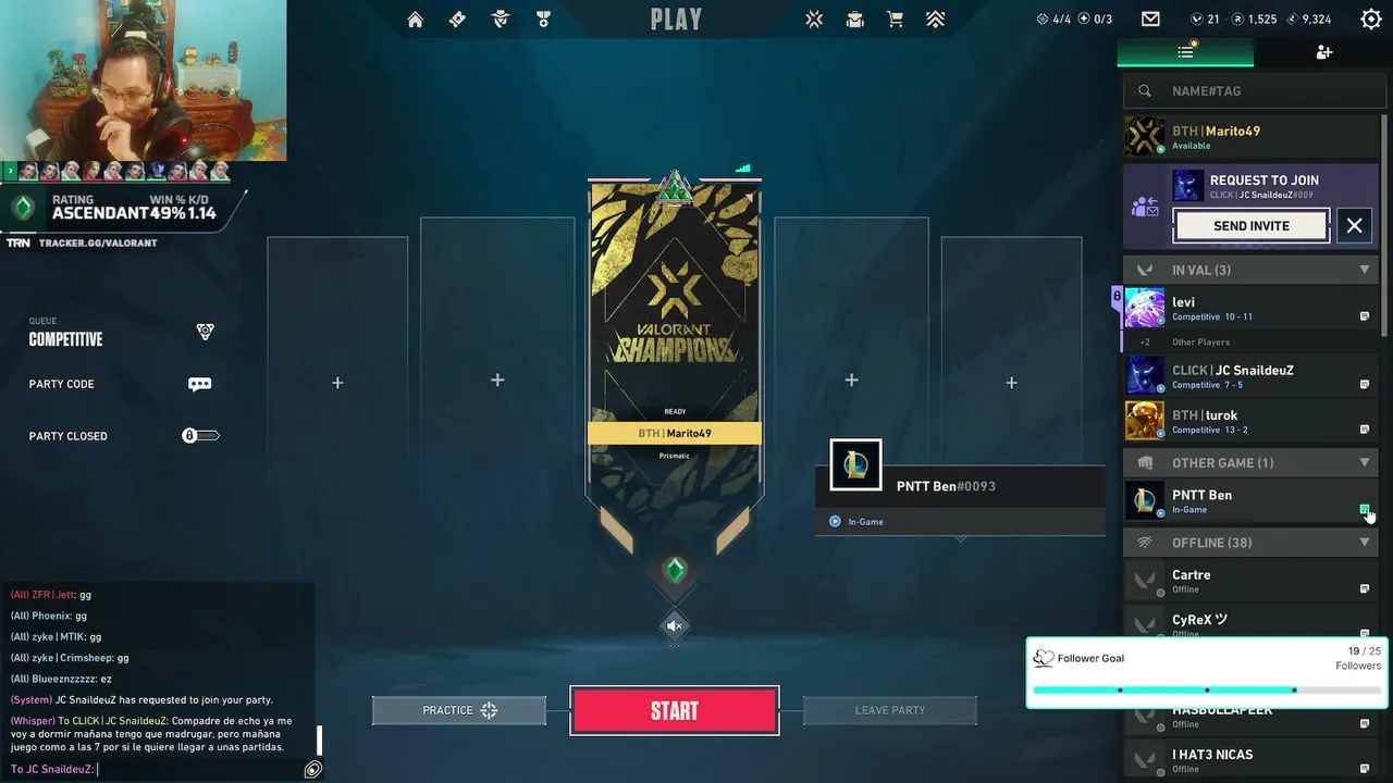🎯 Intentando liderar como IGL en Ranked