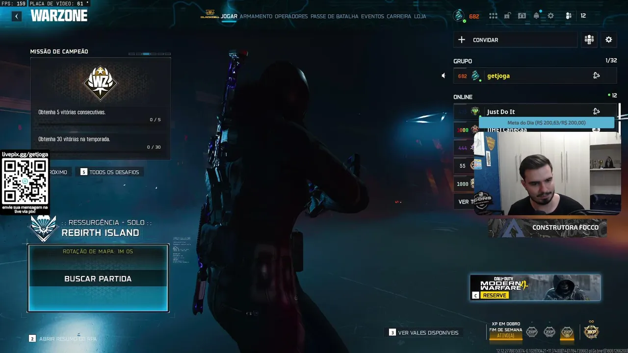 WARZONE REBIRTH - JOGANDO AQUELE SOLO DE QUALIDADE