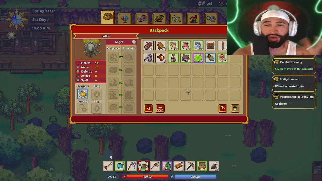 farming with my brother first time playing sun haven