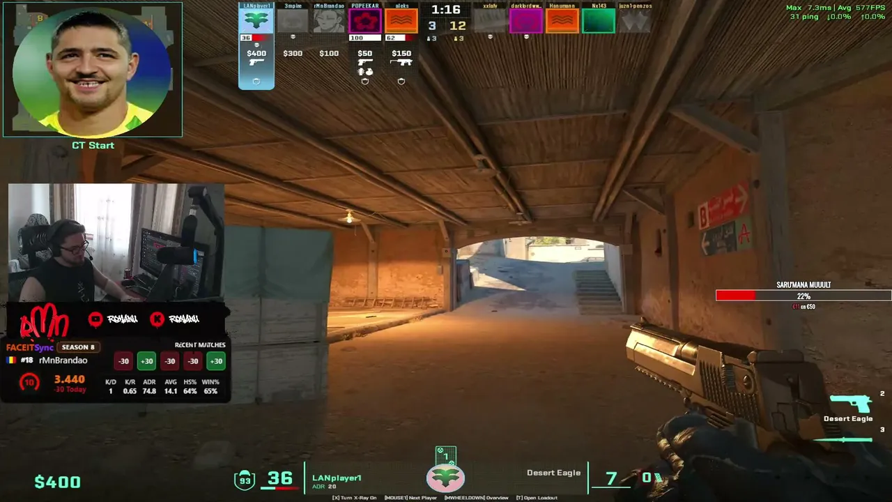 FACEIT PREMIUM GRINDING 3500 ELO 
!hellcase