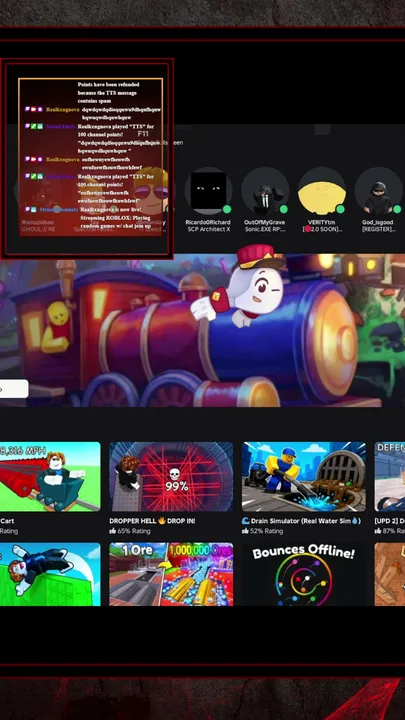 Playing random games w/ chat join up