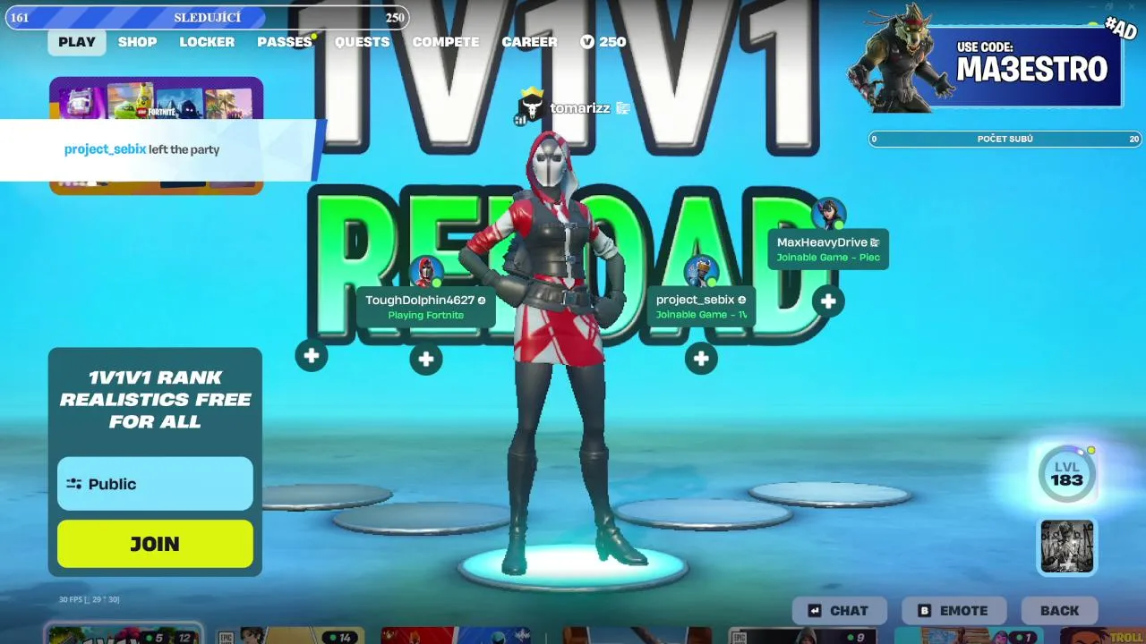 Fortnite LIVE 🔥|SBÍREJ ODMĚNY ZA SLEDOVÁNÍ💰| SAC: MA3ESTRO #ad🔥| SUB=MOD