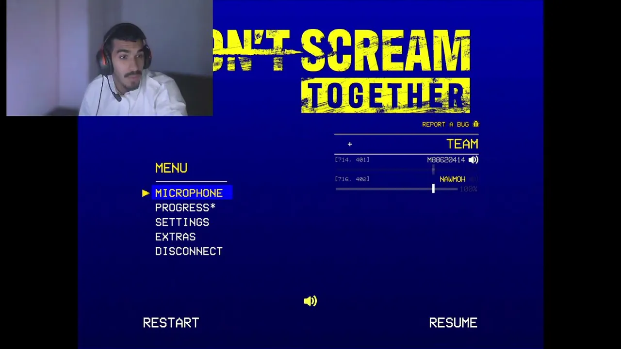 لعبة Don't Scream Together مع القصيمي🤫 || حياكم