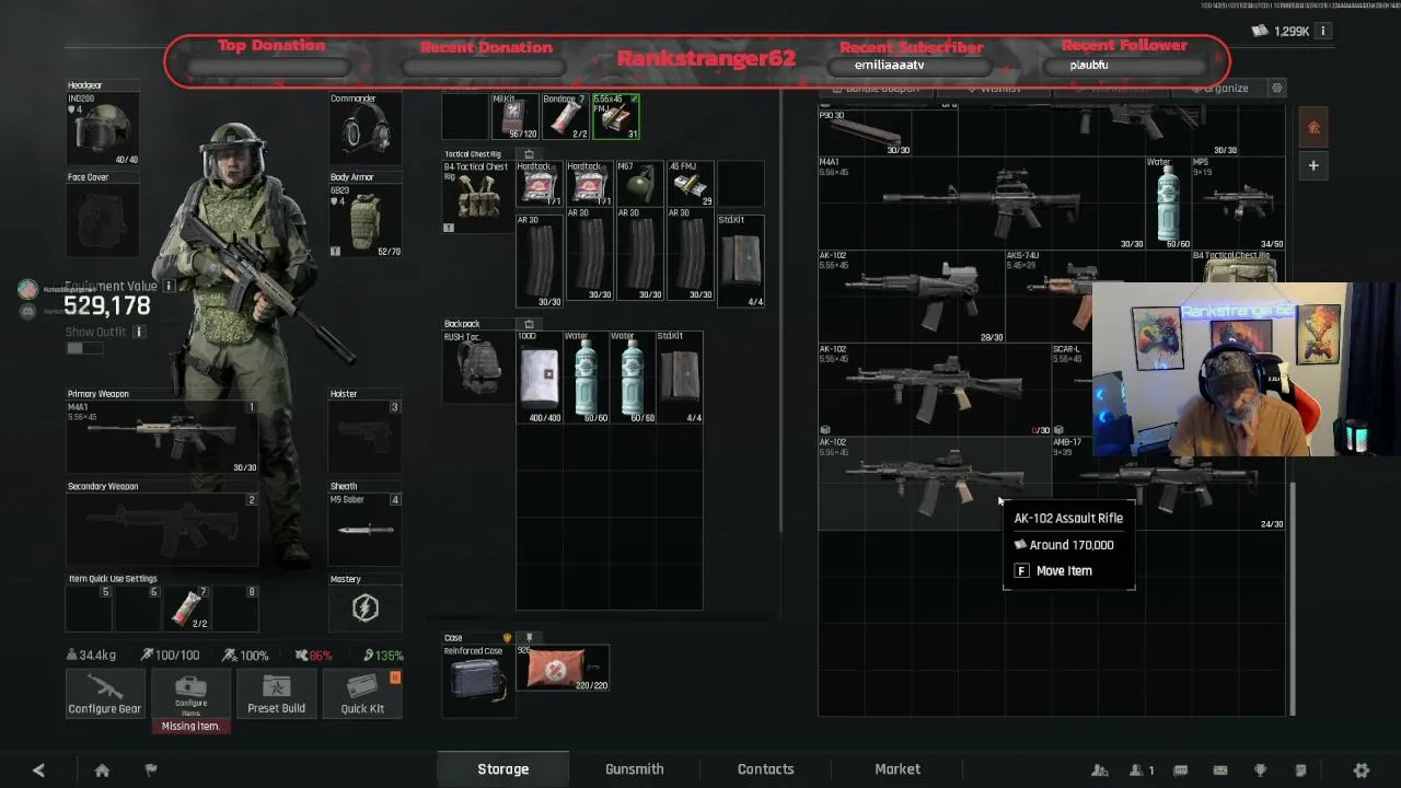 Rankstranger62 is live, playing Arena Breakout: Infinite