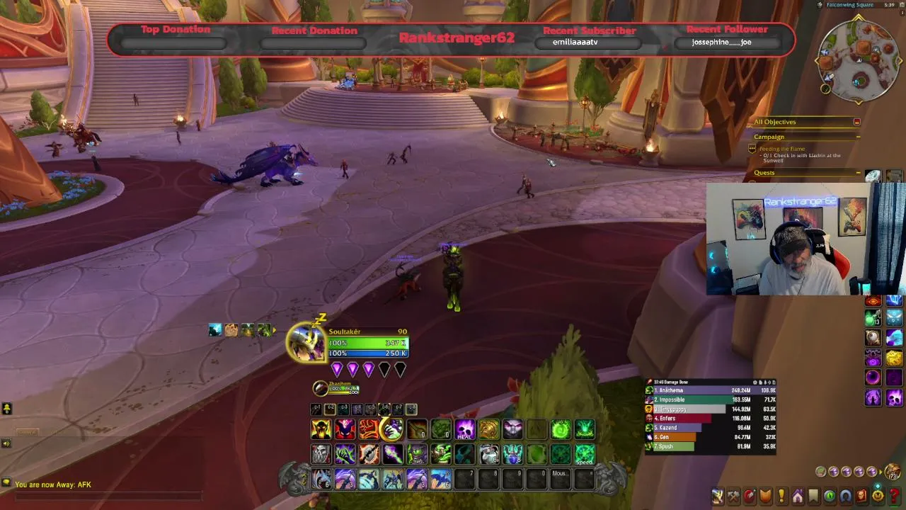 Rankstranger62 is live, playing World of Warcraft