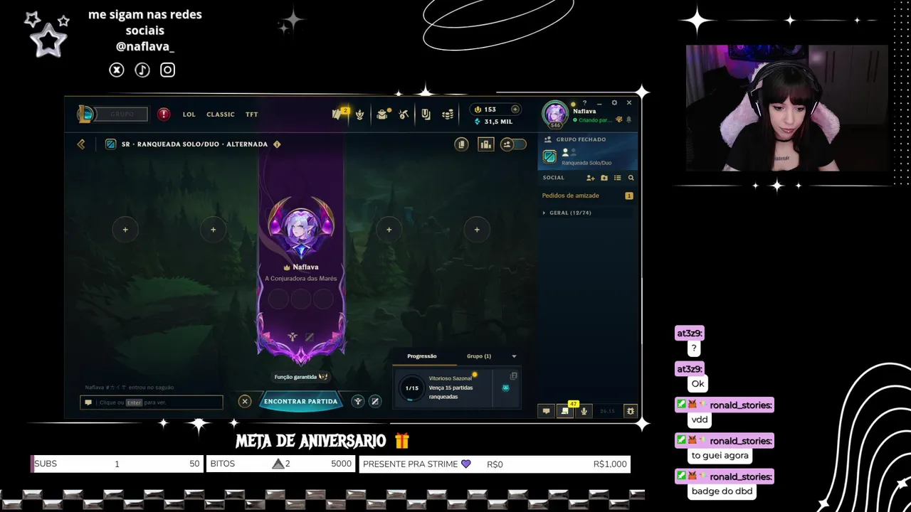ʚ🍇ɞ˚ SoloQ e DBD ❕pix ❕social ❕patrocinio