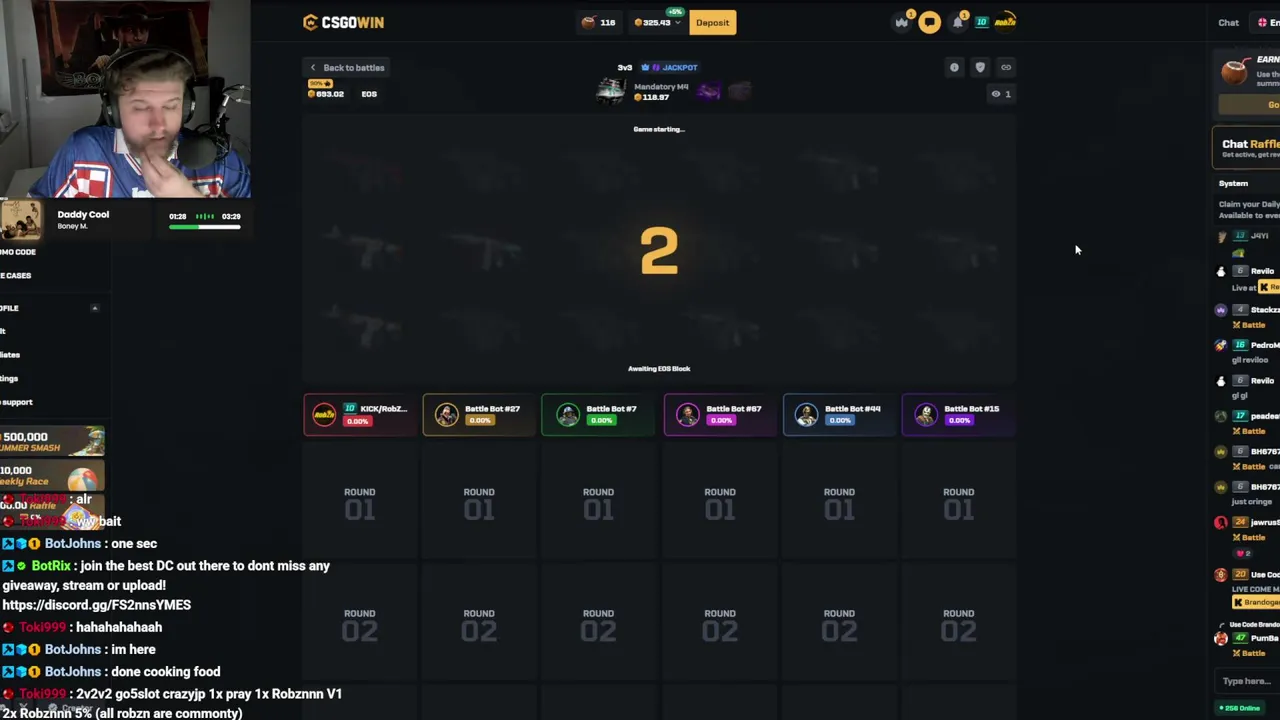 🚨RobZnnnCSV2🚨 !CSGOBIG, !CSGOGEM, !CSGOWIN, & !RAIN- !LB & !VIP for 30.000$ + in Monthly Rewards