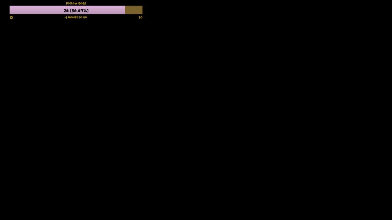 My first stream.