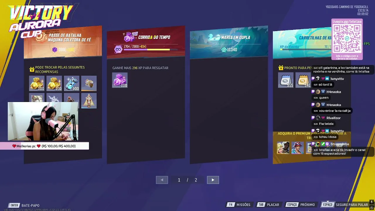 Jogando com chat da twitch