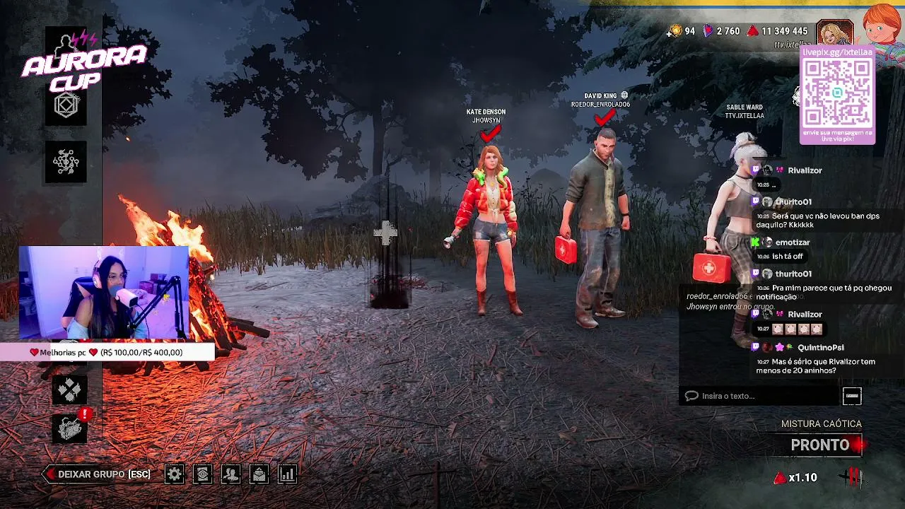 Jogando com chat da twitch
