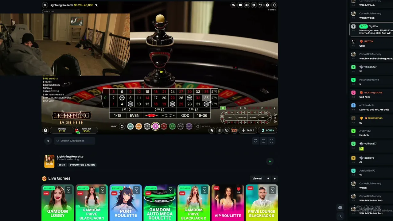DAY 3 GAMBLING MARTHON TIPPING CHAT!!!!!! GAMDOM.COM CODE: BOBMENERY