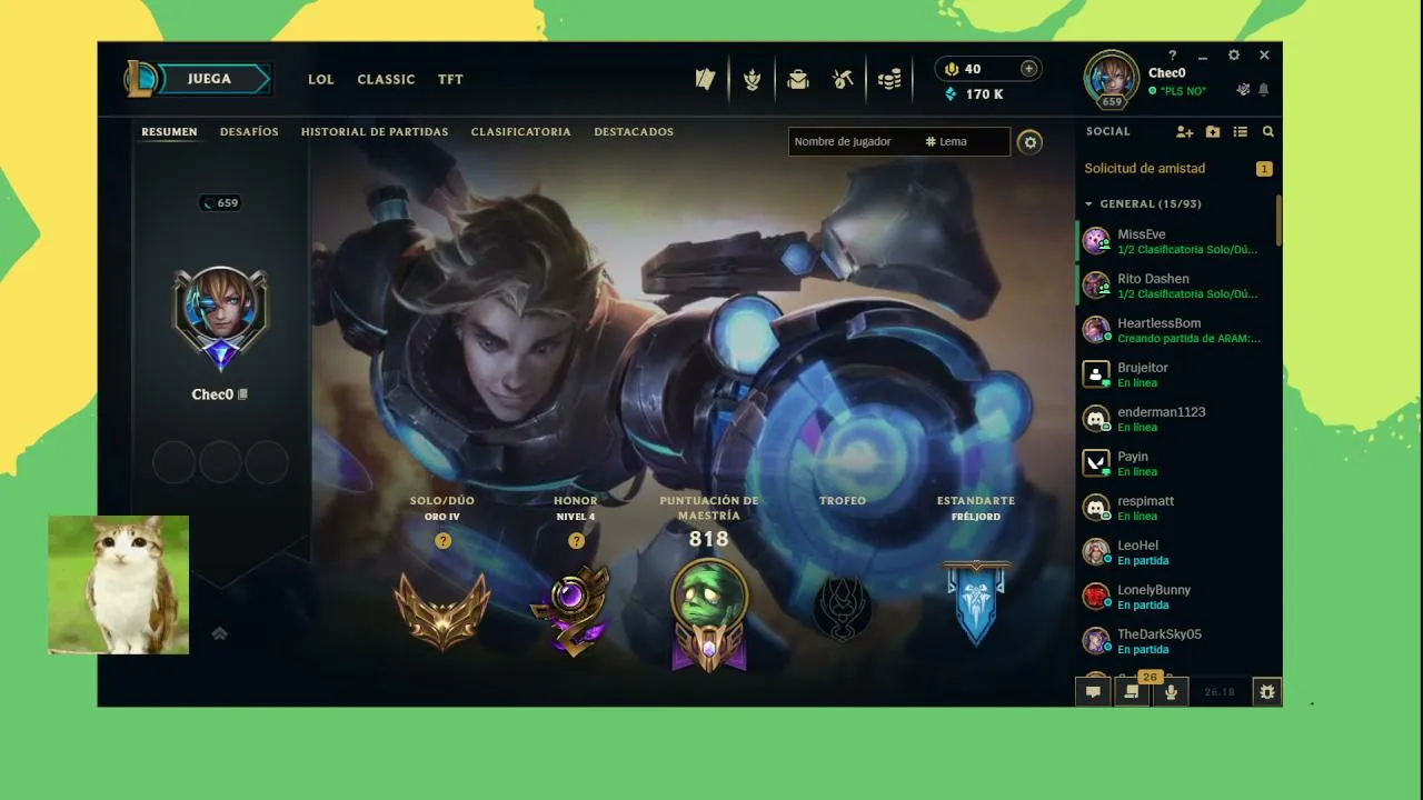 Pierdo en lol, pierde mi familia (nomic)(nocam)(noganasdevivir)[1kill=1 pr3nda menos]